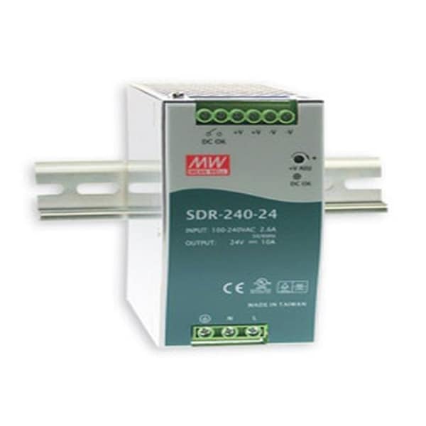 240 Watt Series / 48 VDC / 5.0 Amps Industrial Slim High-Efficiency Single Output Power Supply